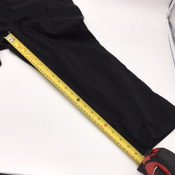 Thyme Maternity Capris Black Size Medium - Picture 9 of 12